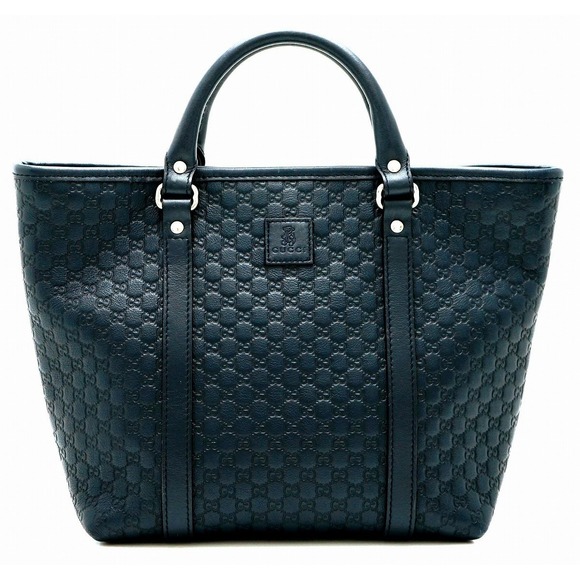 Gucci Tote sima Bag Micro Blue Blue Leather Mini - Picture 2 of 9